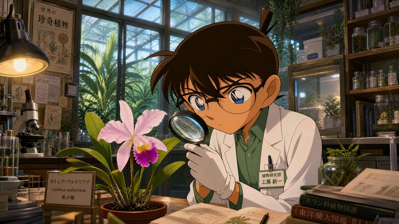 糖心植物视频-珍稀兰花观察记录